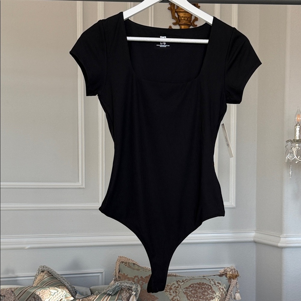 Chic Black Women's Bodysuit